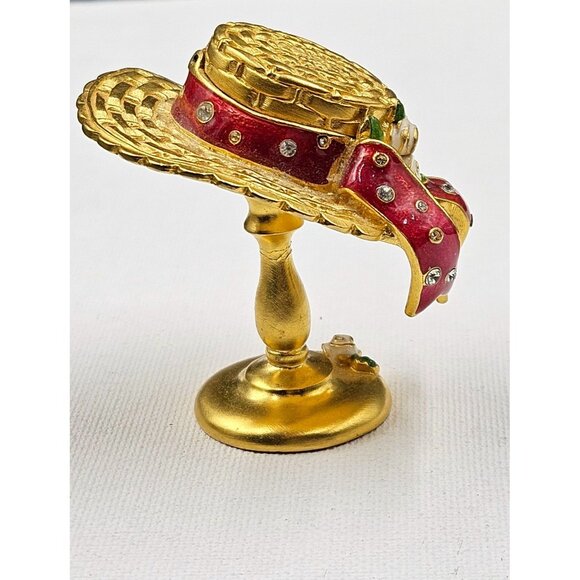 ESTEE LAUDER SUN BONNET HAT 2000 PLEASURES SOLID PERFUME  NO BOX - Picture 2 of 6